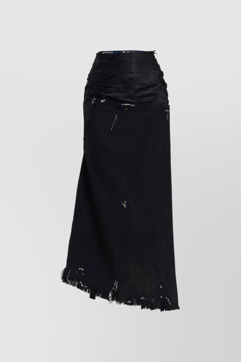 Marni - Asymmetric embellished skirt