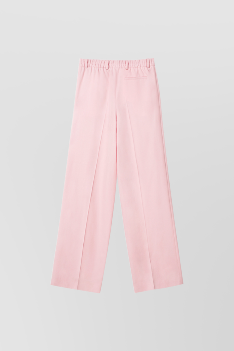 Nina Ricci - Pressed crease straight leg wool gabardine pants