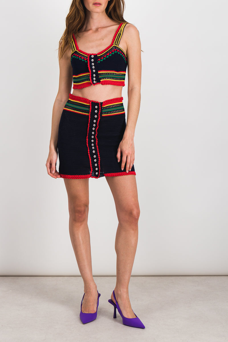Paco Rabanne - Crochet crop top