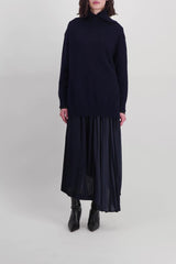Oversize funnel neck sweater
