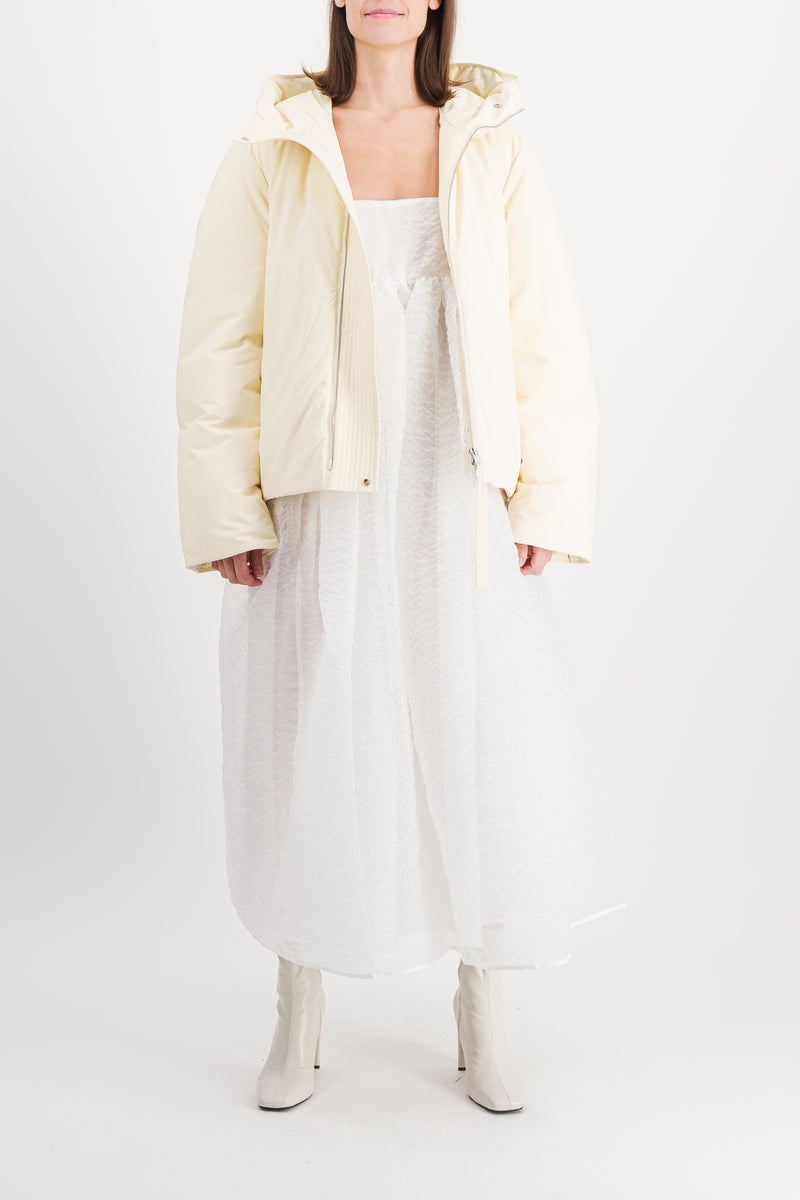 Jil Sander - Recycled polyester cropped down jacket