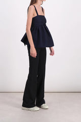Bandeau top with wrap detail and thin straps